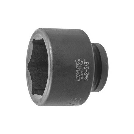 Holex Impact Socket, 1 inch Drive, 6 pt, 2-5/8 inch 653002 2.5/8